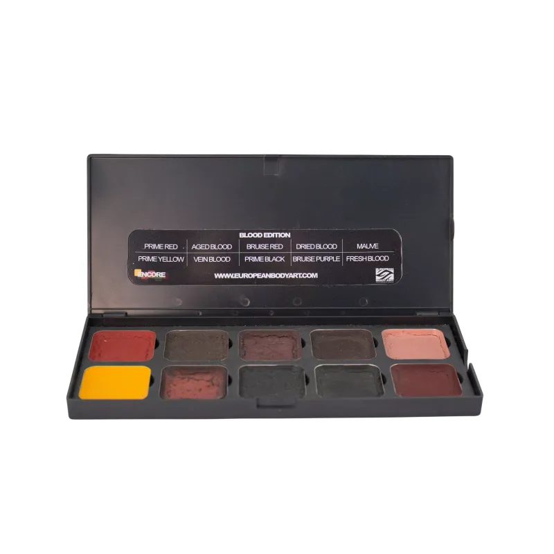 Paleta al alcohol European Body Art - Blood Edition