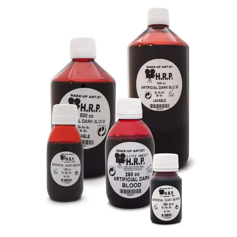 Sangre Artificial Líquida Lavable HRP – Sangre falsa profesional