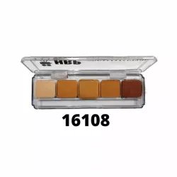 Paleta crema tonos piel claro/oscuro