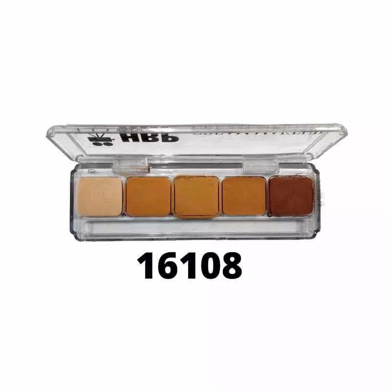 Paleta crema tonos piel claro/oscuro