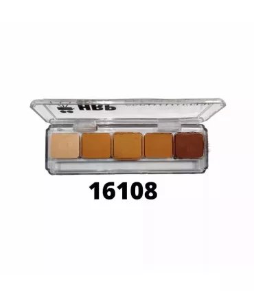 Paleta crema tonos piel claro/oscuro