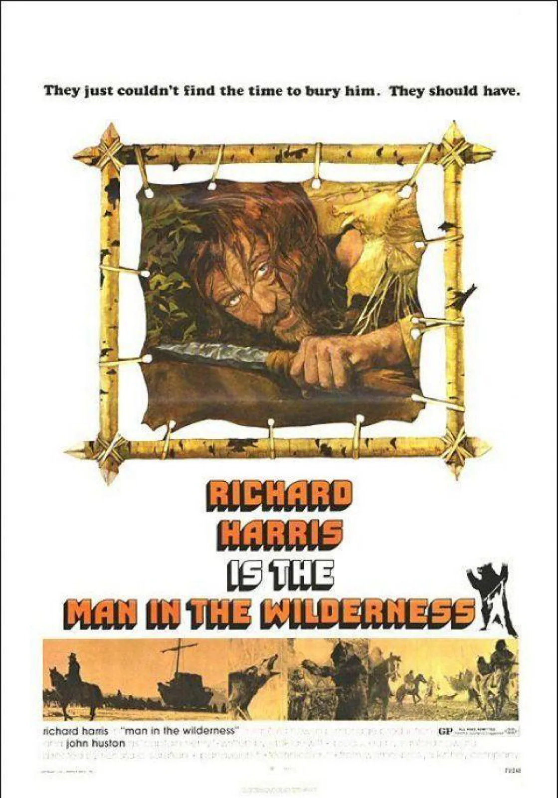 Cartel de la película El hombre de una tierra salvaje