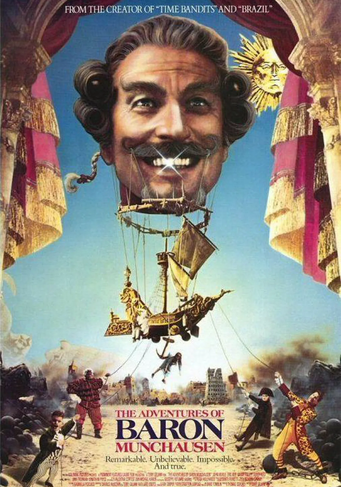 Cartel de la película Las aventuras del Barón de Munchausen